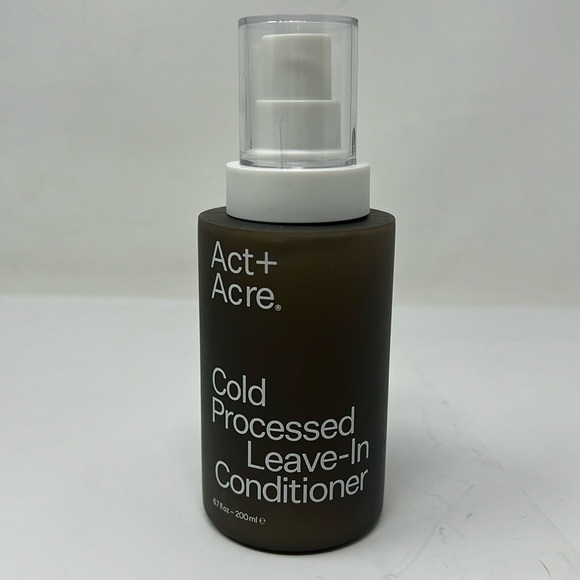 Act+Acre Cold Pressed 2% Squalene Anti-Frizz Leave In Conditioner 6.7 fl oz New - Picture 1 of 3